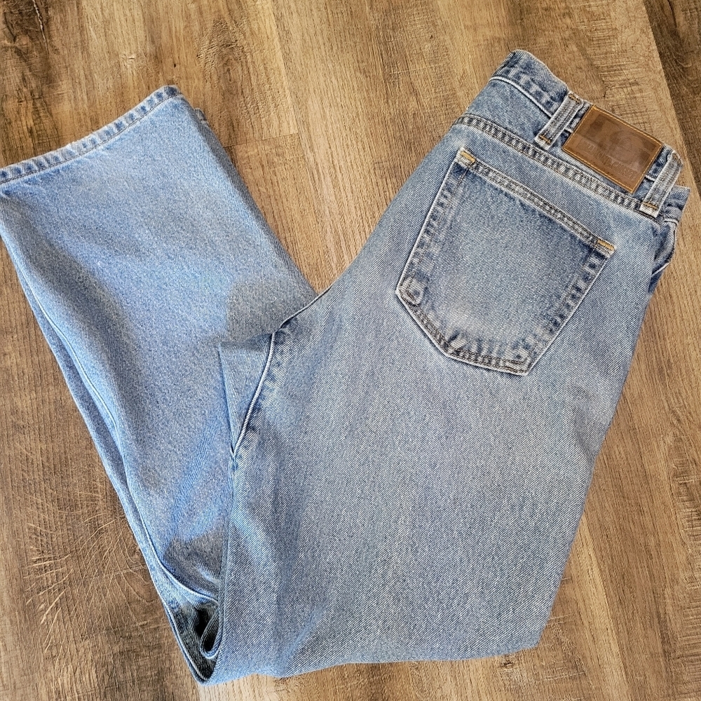 Diamond Gusset Classic Blue Denim Jeans